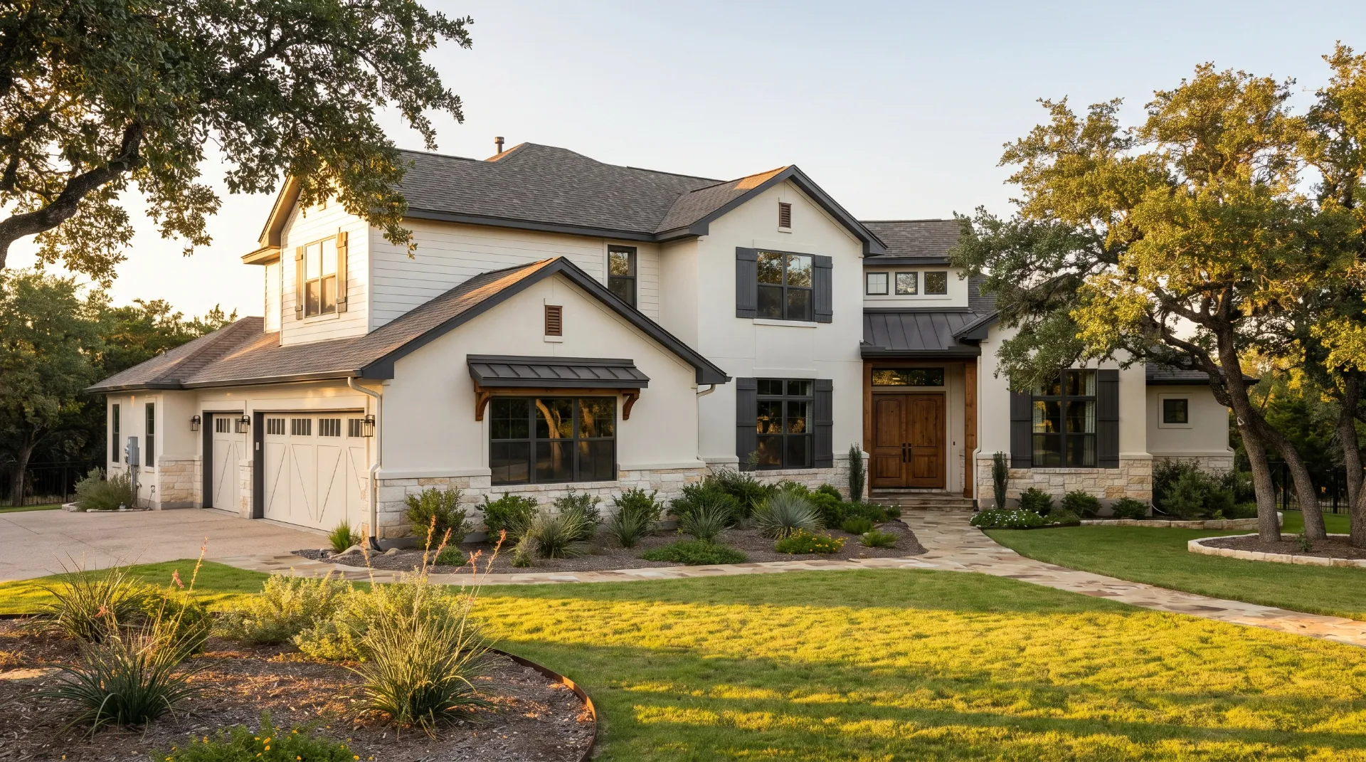 Hill Country curb appeal — Stucco, fascia & trim refresh, Southlake